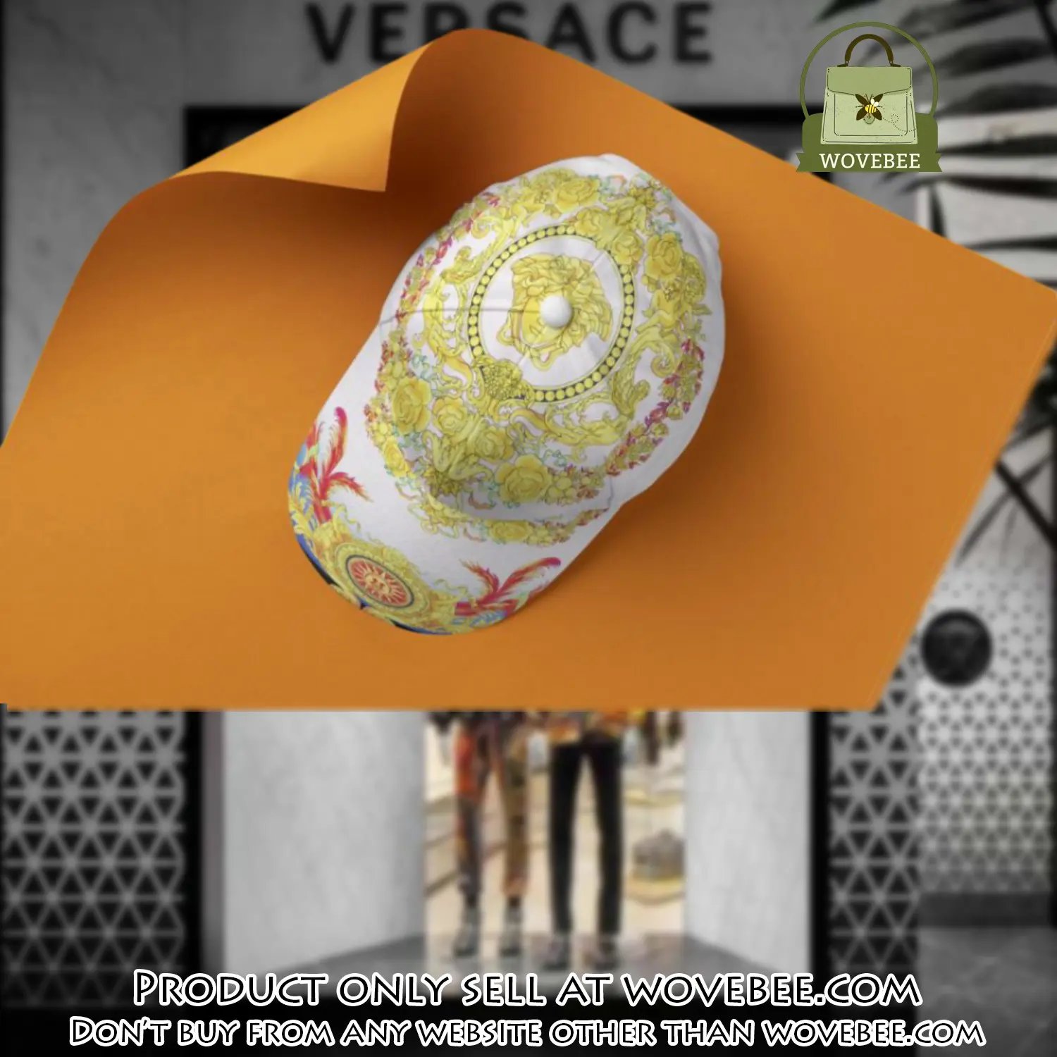 Versace luxury cap print 3d trending cap ctc1132 wvb5100105